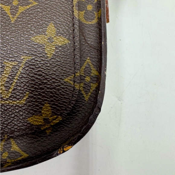 Auth Louis Vuitton Brown Monogram LV Saint Cloud Crossbody Bag PM Vintage - Picture 12 of 16